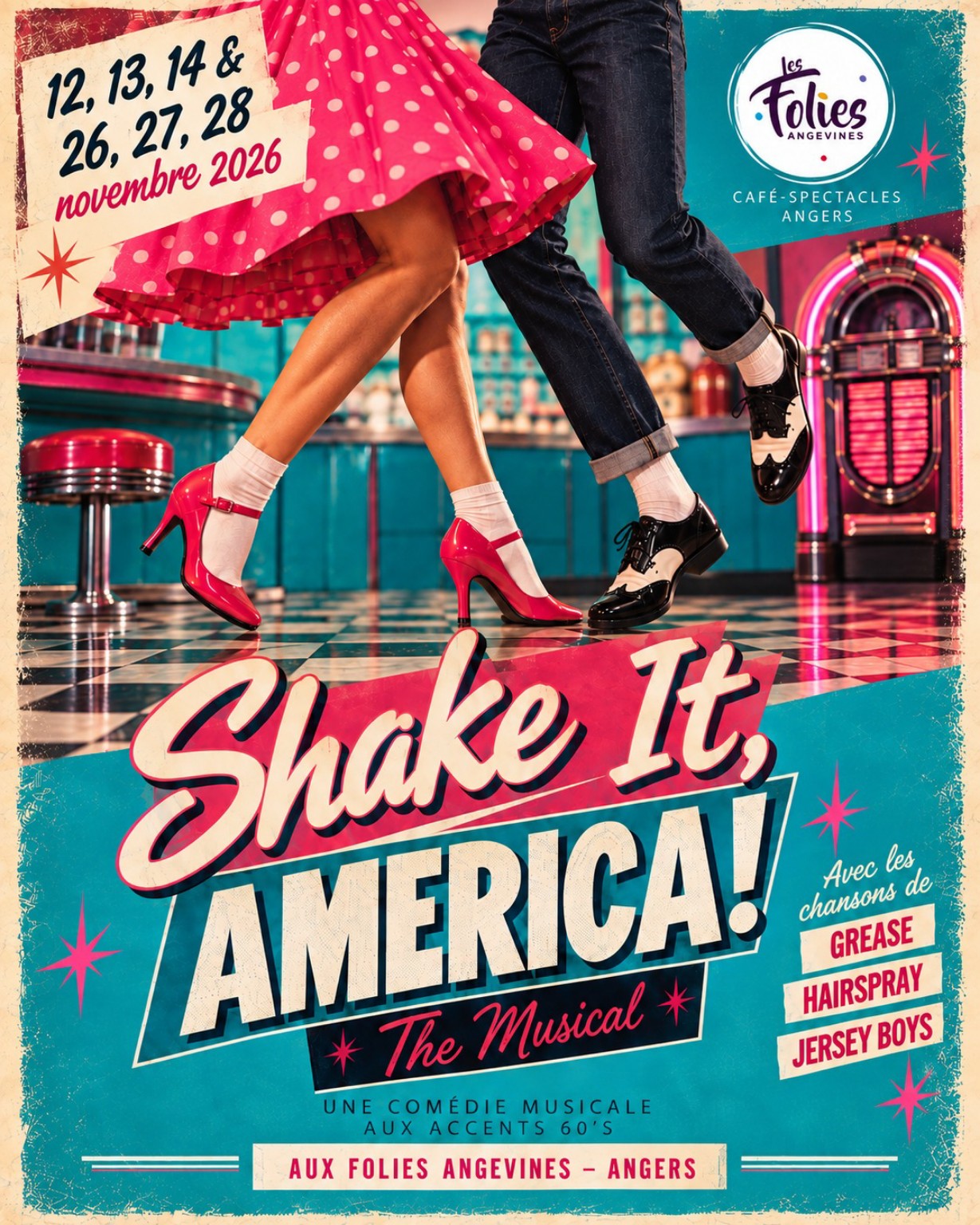 Affiche de Shake it, America ! - Le musical